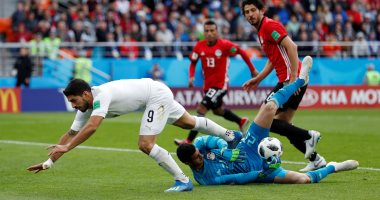 صور.. منتخب مصر يخسر بهدف قاتل أمام أوروجواى فى افتتاح مشوار المونديال