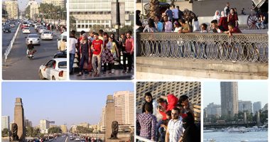 المصريون يحتفلون بعيد الفطر على ضفاف نهر النيل