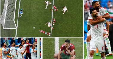 النيران الصديقة تهدى إيران انتصارًا قاتلاً على حساب المغرب فى افتتاح المجموعة الثانية بكأس العالم.. بوحدوز يدخل التاريخ بهدف عكسى.. والمنتخب الفارسى يفوز فى الجولة الأولى للمرة الأولى بالتاريخ