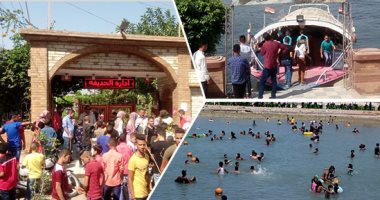 صور ..المصريون يتوافدون على المتنزهات والحدائق العامة والشواطىء فى ثانى أيام العيد.. إقبال كبير بالغردقة والمحميات الطبيعية مجانا.. الأقصريون يحتفلون بالكورنيش وعربات الحنطور.. و50% نسبة الإشغالات فى جنوب سيناء
