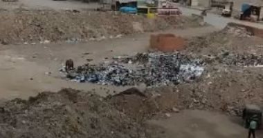 مقلب قمامة يثير استياء أهالى شارع البترول بالمرج الجديدة