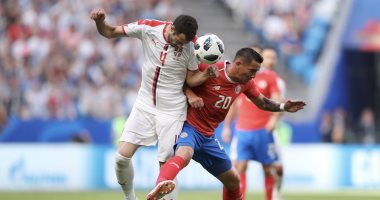 كأس العالم 2018.. تعادل سلبى بين كوستاريكا وصربيا فى الشوط الأول 
