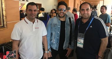 حماقى وخالد لطيف فى فندق منتخب مصر قبل مباراة روسيا