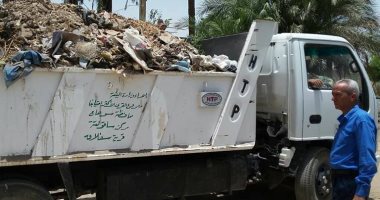 رفع 50 طن قمامة ومخلفات الصلبة فى حمله بقرى مركز ساقلته بسوهاج