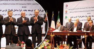 صور.. هل يمكن أن تحل الصين وروسيا محل الشركات الأوروبية المنسحبة من إيران؟.. طهران تهدد توتال الفرنسية بإدخال "سى إن بى سى" للاستحواذ على تطوير أضخم حقل غاز فى العالم.. وتكنولوجيا بكين محل شك فى "سعد أباد"