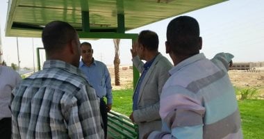 رئيس جامعة أسوان يتفقد أعمال التطوير بالحرم الجامعى بصحارى