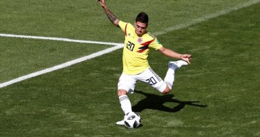 شاهد.. كينتيرو أول كولومبى يسجل من ركلة حرة مباشرة فى تاريخ كأس العالم