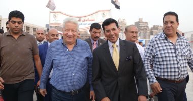 وزير الرياضة يصل الزمالك فى أول زيارة رسمية
