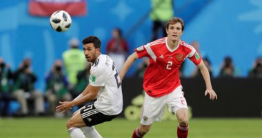فيديو.. تريزيجيه يشن أخطر هجمات الفراعنة على مرمى روسيا 