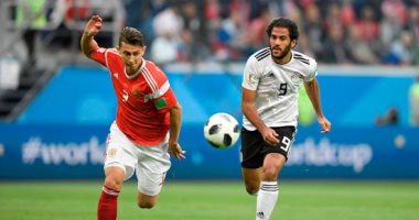 فيديو.. الحكم يتغاضى عن ركلة جزاء ثانية للفراعنة أمام روسيا