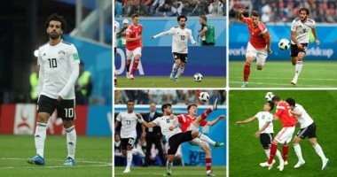 مصر الأكثر استحواذًا فى الشوط الأول أمام روسيا.. تعرف على الإحصائيات