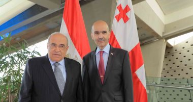سفير جورجيا يهدى مجموعة من الكتب إلى مكتبة الإسكندرية