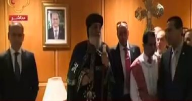 فيديو.. البابا تواضروس يصل لبنان للمشاركة فى اجتماعات كنائس العائلة الأرثوذكسية
