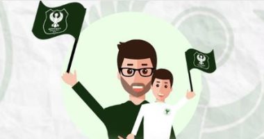 النادى المصرى يحتفل بعيد الأب: تحية لكل من زرع في أبنائه الانتماء لنادينا