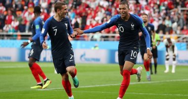 كيليان مبابى أفضل لاعب فى مباراة فرنسا وبيرو بكأس العالم 2018  