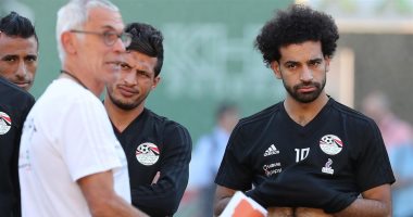 صور.. التدريب الأول للمنتخب الوطنى استعدادا لمواجهة السعودية