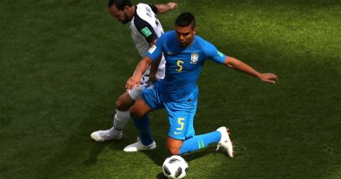 كأس العالم 2018.. البرازيل تفتقد كاسيميرو حال التأهل لربع النهائى بسبب الإيقاف