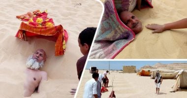 صور.. مستشفى الطبيعة فى مصر "يا بلاش".. إقامة وطعام وشراب ودفن فى الرمال بـ300 جنيه بواحة سيوة.. المرضى يدفنون أنفسهم بجبل الدكرور للعلاج من الأمراض بعيدا عن الأدوية.. أماكن مخصصة للسيدات ويحظر فيه التصوير