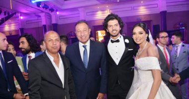 صور.. محمود الخطيب يحضر زفاف عمرو بركات على إبنة إيهاب جلال