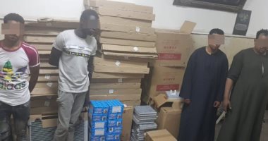 سقوط إفريقى الجنسية يتزعم عصابة لسرقة مخزن فى عين شمس