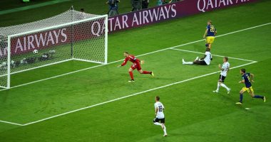 ألمانيا تتأخر بهدف أمام السويد بالشوط الأول وتقترب من وداع كأس العالم
