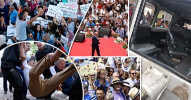 صور.. العالم هذا المساء.. نجاة رئيس وزراء إثيوبيا ورئيس زيمبابوى من محاولتى اغتيال.. حشود جماهيرية تساند معارض تركى فى مواجهة أردوغان بانتخابات الرئاسة.. مظاهرات ببريطانيا ضد بريكست.. واعتقال العشرات بكازاخستان