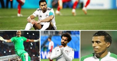 4 نجوم يبحثون عن المجد فى ختام مشوار الفراعنة فى المونديال.. الحضرى والأرقام القياسية.. صلاح ينتظر الانفراد بصدارة الهدافين.. عبد الشافى يبحث عن نهاية سعيدة.. فتحى يتمنى تحسين الصورة قبل نهاية المشوار الكروى