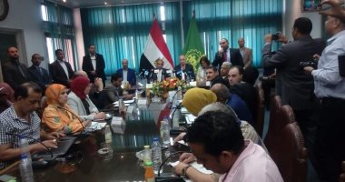 محافظ القليوبية يستقبل وزير الزراعة لافتتاح المزرعة السمكية بالخانكة
