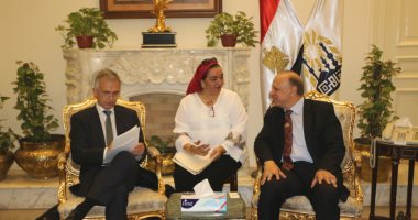 محافظ القاهرة يستقبل عمدة فرانكفورت والوفد المرافق له