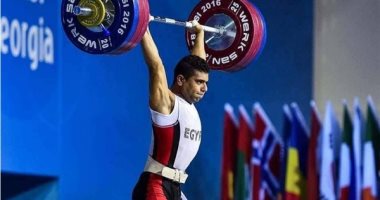 فوز المصرى إبراهيم مصطفى بالميدالية الفضية فى رفع الأثقال بألعاب البحر المتوسط