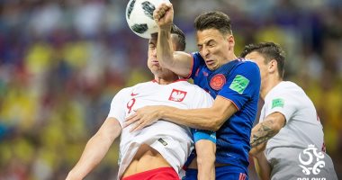 كأس العالم 2018.. 25 دقيقة سلبية بين كولومبيا وبولندا 