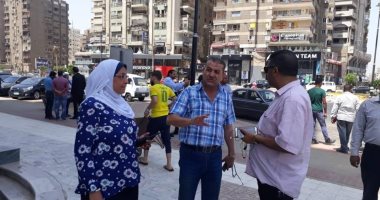 سكرتير عام محافظة القاهرة يتابع أعمال تطوير شارع عباس العقاد بمدينة نصر