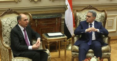 بالصور.. أحمد السجينى يستقبل سفير أوكرانيا بمقر مجلس النواب