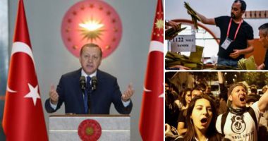 حضرت قطر وغاب الجميع X تنصيب أردوغان.. الدكتاتور العثمانى يؤدى اليمين الرئاسى وسط حضور دولى باهت.. النظام يشن حملة اعتقالات فى صفوف الجيش قبل التنصيب.. وإقالة قرابة 2000 موظف.. وتوقعات بمزيد من التصعيد