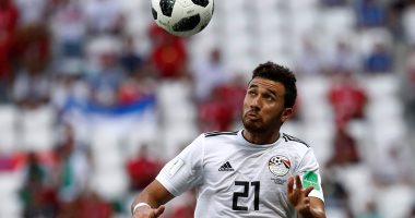 فيديو وصور.. رأسية تريزيجيه تمر بجوار قائم مرمى المنتخب السعودى