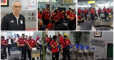 بعثة المنتخب الوطنى تعود للقاهرة بعد النتائج المخيبة فى كأس العالم.. وسلطات المطار تفرض طوقا أمنيا لتأمين البعثة.. وملامح الحزن تظهر على محمد صلاح وزملائه.. وأبو ريدة يرفض الحديث مع الإعلام.. فيديو وصور