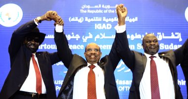 ننشر صور توقيع اتفاق السلام بين الأطراف المتنازعة بجنوب السودان