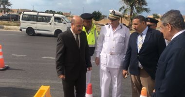 مساعدو وزير الداخلية يتفقدون خدمات طرق إسكندرية و العلمين والساحل الشمالى