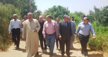 صور وفيديو.. جولة تفقدية بطريق جسر النيل للربط بين المنوفية والقليوبية