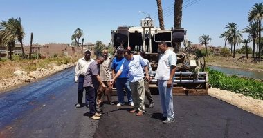 قارئ يطالب باستكمال رصف طريق "سنتريس - أشمون" بالمنوفية