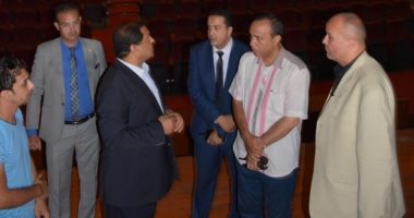 فيديو وصور .. محافظ الغربية يتفقد المركز الثقافى بمدينة طنطا