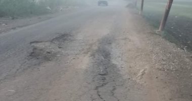 صور .. أهالى "كفر نواى" بالغربية يطالبون برصف الطريق الوحيد للقرية