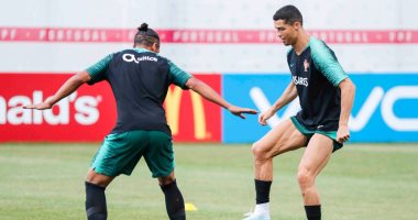 كأس العالم 2018.. مهارات رونالدو تشعل مران البرتغال قبل لقاء أوروجواى