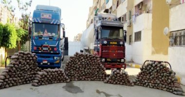 صور.. إحباط محاولة تهريب طن وربع من مخدر البانجو عبر معابر قناة السويس