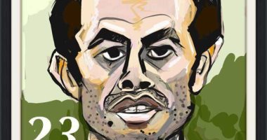 قارئة تشارك برسم كاريكاتيرى لمحمد الشناوى حارس مرمى منتخب مصر