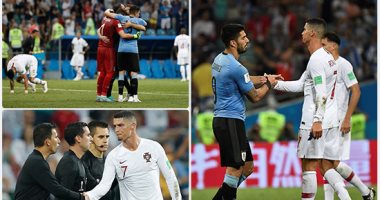 "كافانى" يقود الأوروجواى لربع النهائى ويقصى البرتغال ورونالدو من المونديال