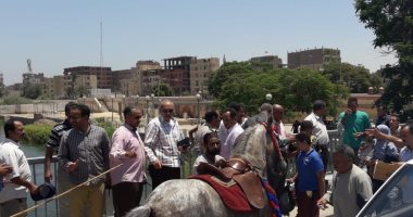 صور.. طبل بلدى ومزمار بشوارع ديروط فى أسيوط احتفالا بذكرى 30 يونيو