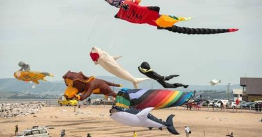صور.. مهرجان "Catch The Wind Kite" فى انجلترا حافل بالعروض الموسيقية