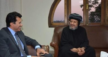 وزير الشباب والرياضة يشارك فى احتفالية ذكرى دخول العائلة المقدسة مصر