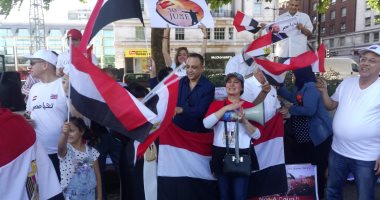 الجالية المصرية بلندن تحتفل بثورة ٣٠ يونيو
